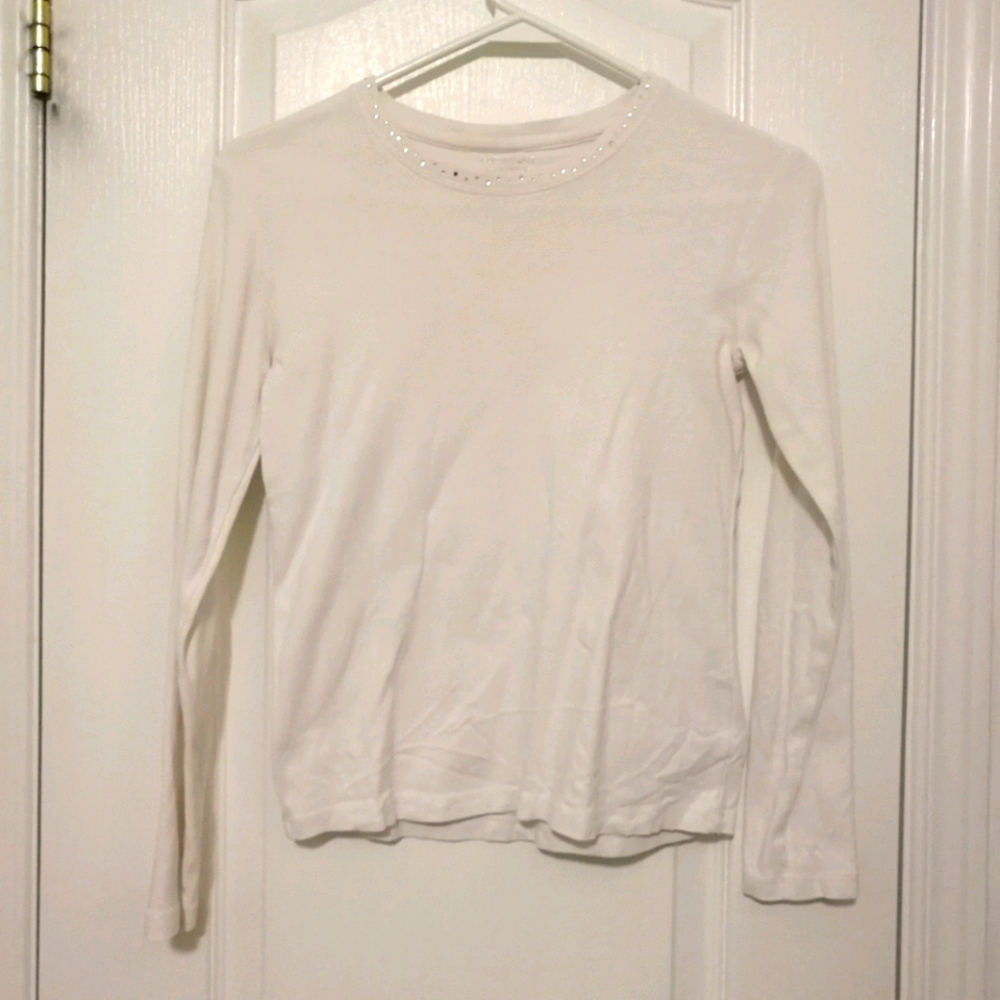 FREE kids 14 White Long Sleeve Shirt